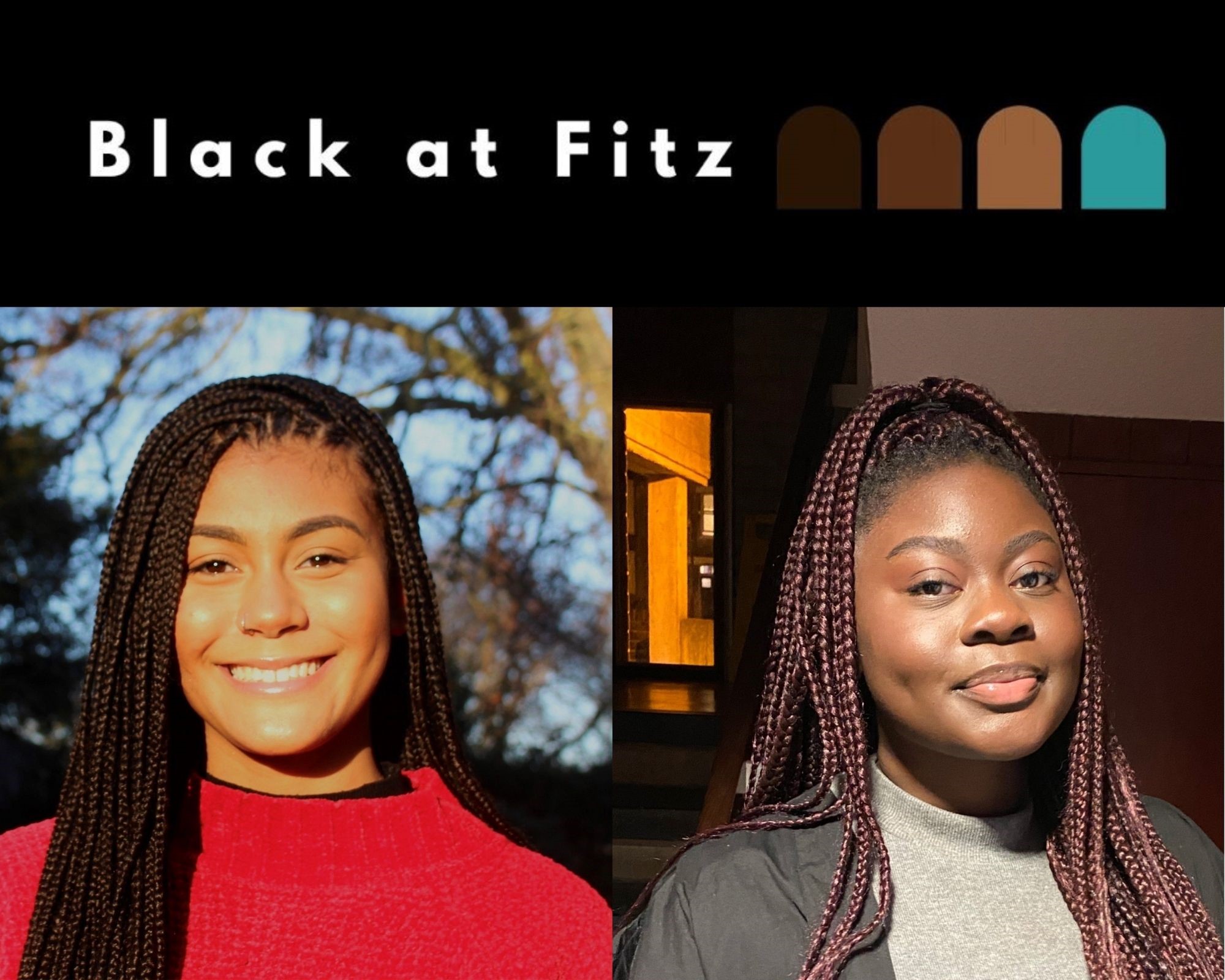 Black at Fitz teaser featuring Leona Renard Kouame and Tolu Mustapha