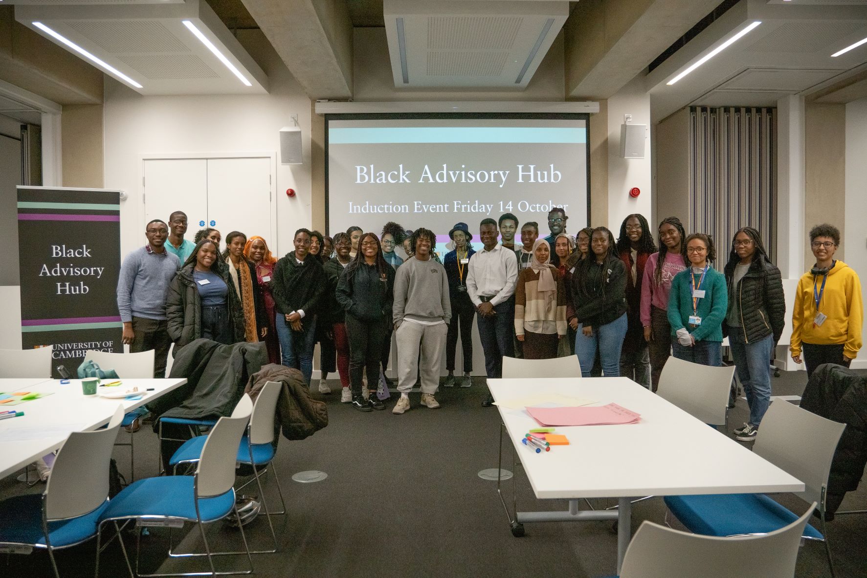 Attendees of the Black Advisory Hub induction event 2022