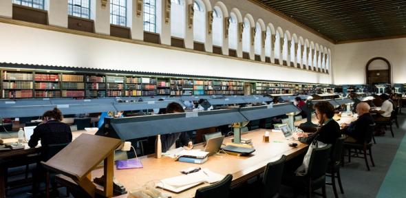 Reading room at Cambridge University Library Reading room at Cambridge University Library
